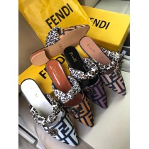 Fendi Flat Mules 