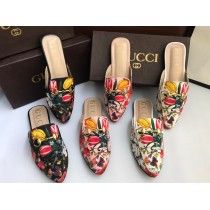GUCCI Fully Flower Texture Pumps