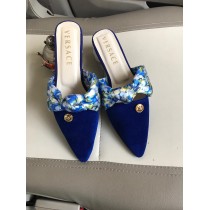 Versace Flat Ribbon Mules