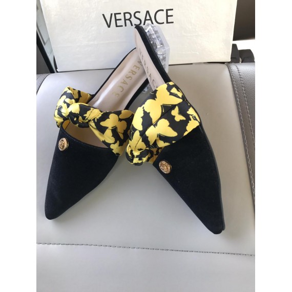 Versace Flat Ribbon Mules SCM-045