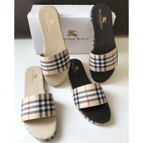 Burberry Check Style Casual Slippers SCM-125