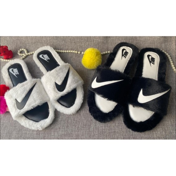 Nike Fur Winter Ladies Slides