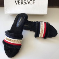 VERSACE Fur Slipper