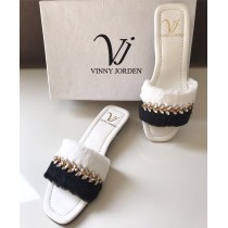 Vinny Jorden Stylish Fur Slippers SCM-014