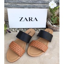 ZARA Double Strap Flat Slipper