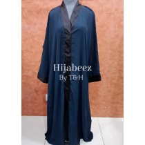 Behijabeez Front Open Style Abaya with Scarf HUA-M11