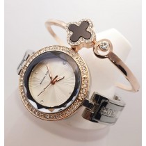 Branded Jewellery Ladies Watch with Zarcon Bangle