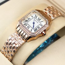 Cartier Square Stones Ladies Watch