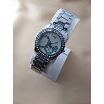 Revelry Silver Heart Chain Watch