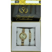 Set of 2 Ladies Watch with Bracelet