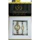 Set of 2 Ladies Watch with Bracelet