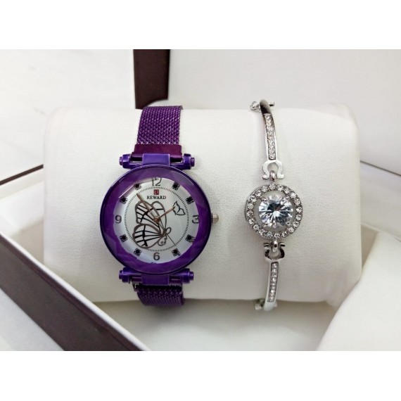 Women Magnetic Watch with Bracelet HW-066