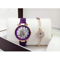 Women Magnetic Watch with Bracelet HW-069