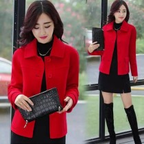 New Women's Coller Buttons Coat